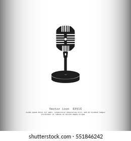 Microphone vector icon