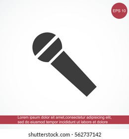 Microphone vector  icon