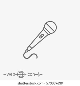 microphone vector icon