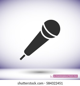 MICROPHONE vector icon