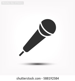 MICROPHONE vector icon