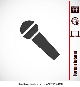 Microphone vector  icon