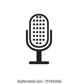 microphone vector icon 