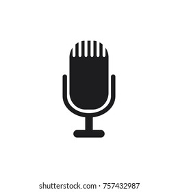 microphone vector icon 