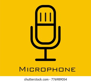 Microphone vector icon