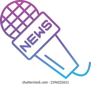 Microphone vector icon. Can be used for printing, mobile and web applications.