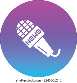 Microphone vector icon. Can be used for printing, mobile and web applications.