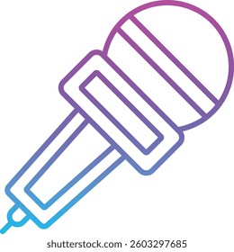 Microphone vector icon. Can be used for printing, mobile and web applications.