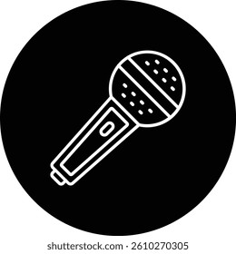 Microphone vector icon. Can be used for printing, mobile and web applications.