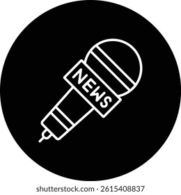 Microphone vector icon. Can be used for printing, mobile and web applications.
