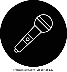 Microphone vector icon. Can be used for printing, mobile and web applications.