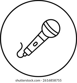 Microphone vector icon. Can be used for printing, mobile and web applications.