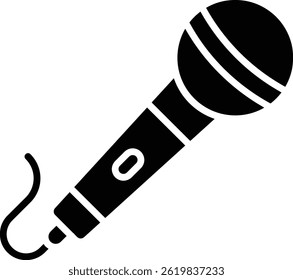 Microphone vector icon. Can be used for printing, mobile and web applications.