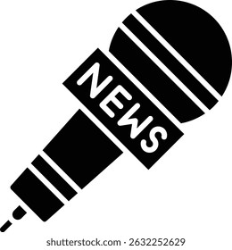 Microphone vector icon. Can be used for printing, mobile and web applications.