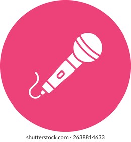 Microphone vector icon. Can be used for printing, mobile and web applications.