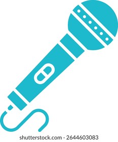 Microphone vector icon. Can be used for printing, mobile and web applications.