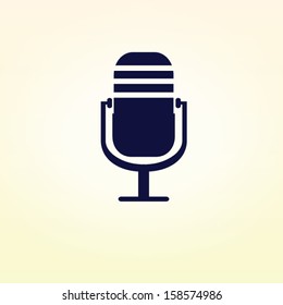 Microphone vector icon design