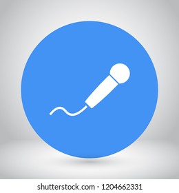 microphone vector icon eps 10