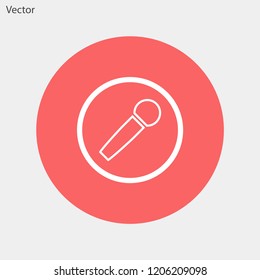 microphone vector icon eps 10