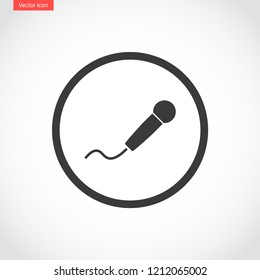 microphone vector icon eps 10