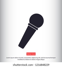 microphone vector icon eps 10