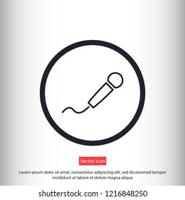 microphone vector icon eps 10