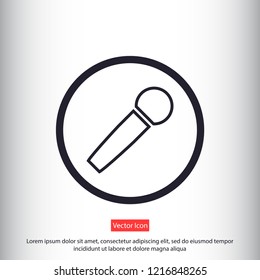 microphone vector icon eps 10