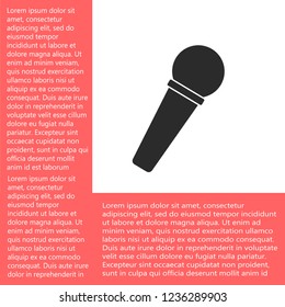 microphone vector icon eps 10