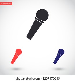 microphone vector icon eps 10