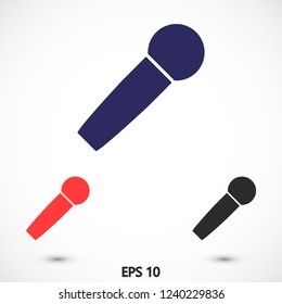 microphone vector icon eps 10