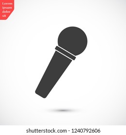 microphone vector icon eps 10