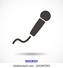 microphone vector icon eps 10