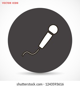 microphone vector icon eps 10
