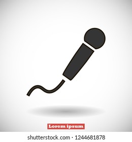microphone vector icon eps 10