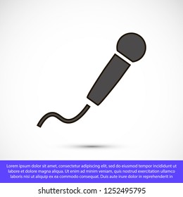 microphone vector icon eps 10