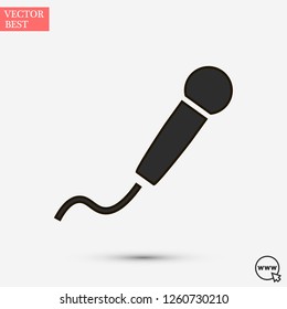 microphone vector icon eps 10