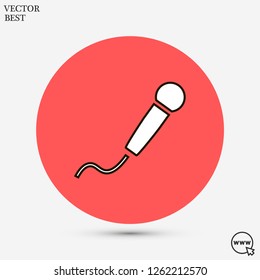 microphone vector icon eps 10