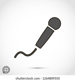 microphone vector icon eps 10