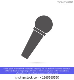 microphone vector icon eps 10