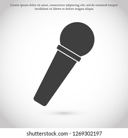 microphone vector icon eps 10