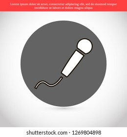 microphone vector icon eps 10