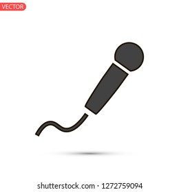 microphone vector icon eps 10