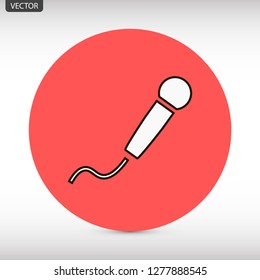microphone vector icon eps 10