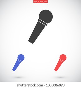 microphone vector icon eps 10