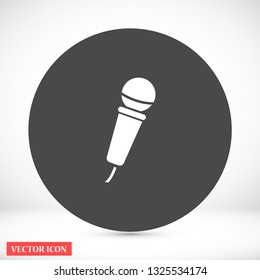 microphone vector icon eps 10