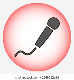 microphone vector icon eps 10