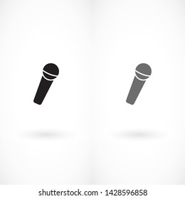 microphone vector icon eps 10  Flat design