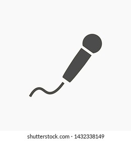 microphone vector icon eps 10 , Lorem ipsum Flat design
