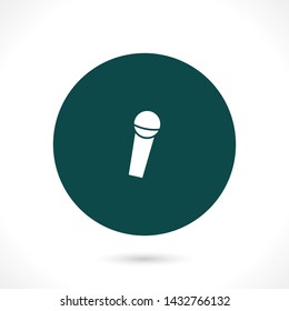 microphone vector icon eps 10 , Lorem ipsum Flat design
