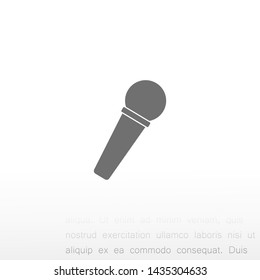 microphone vector icon eps 10 , Lorem ipsum Flat design
